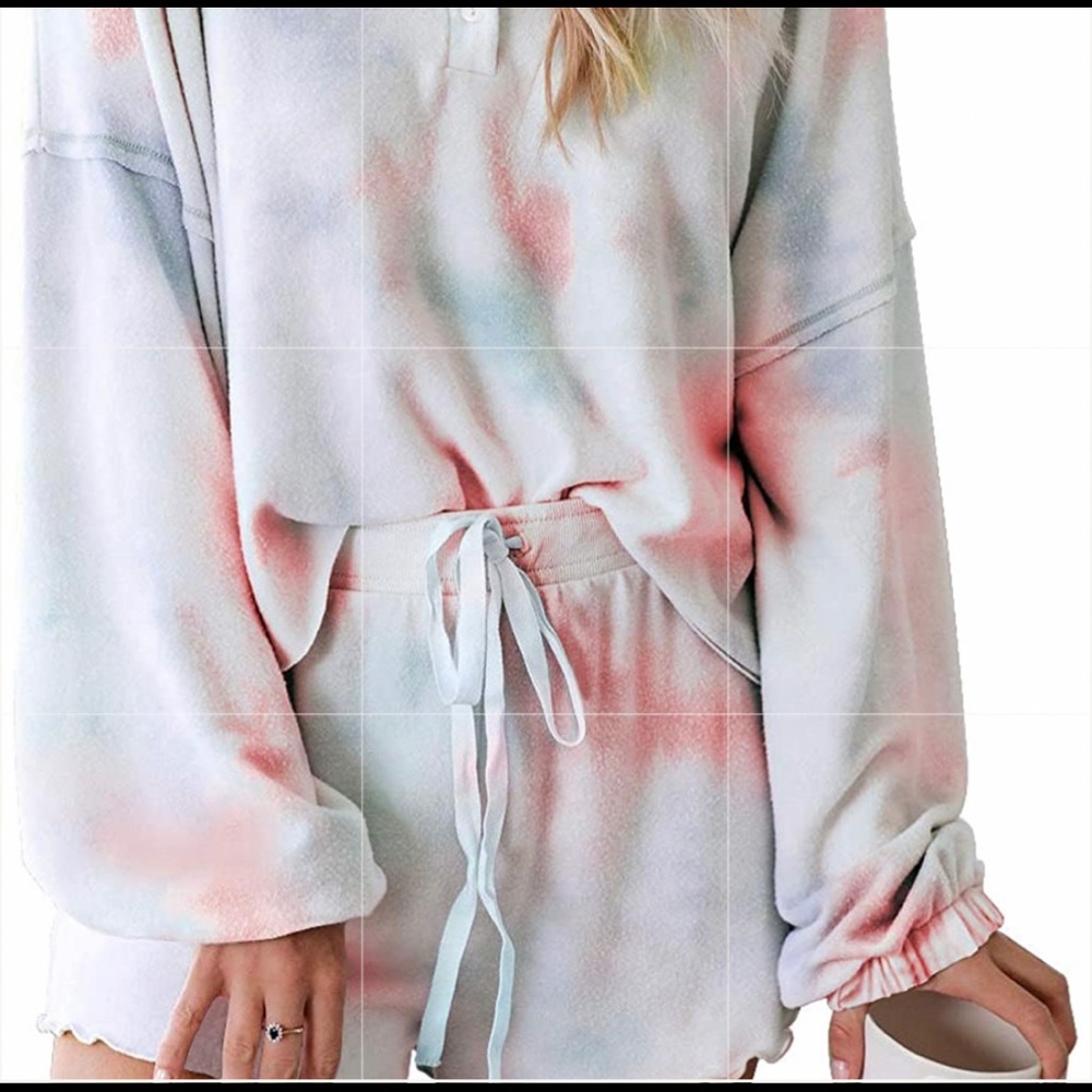 Tie Dyed Lounge Wear Set